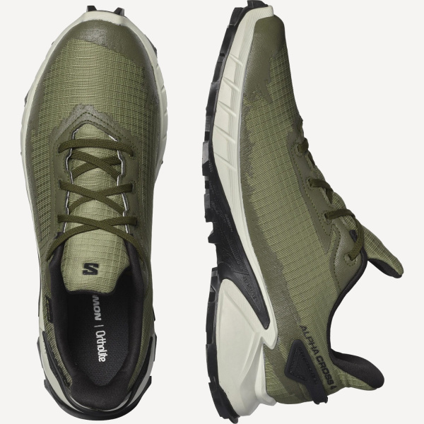 Кроссовки ALPHACROSS 4 GTX (RU 43.5 UK 10 USm 10.5 СМ 28; deep lichen green)